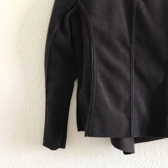 Coldwater Creek | charcoal moto jacket front zip size extra small - Picture 7 of 8